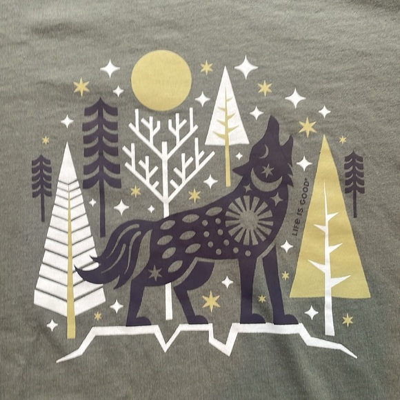 Life is good crusher tshirt. Worn once - Picture 2 of 3